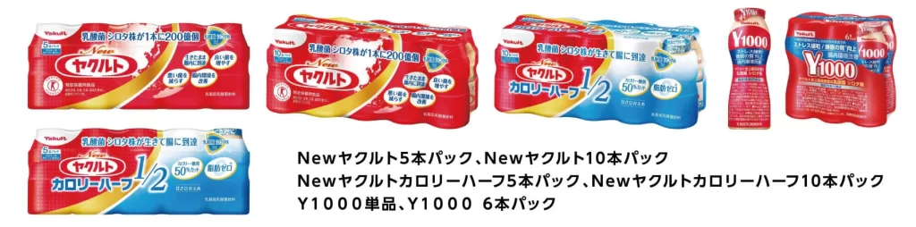 ヤクルト対象商品